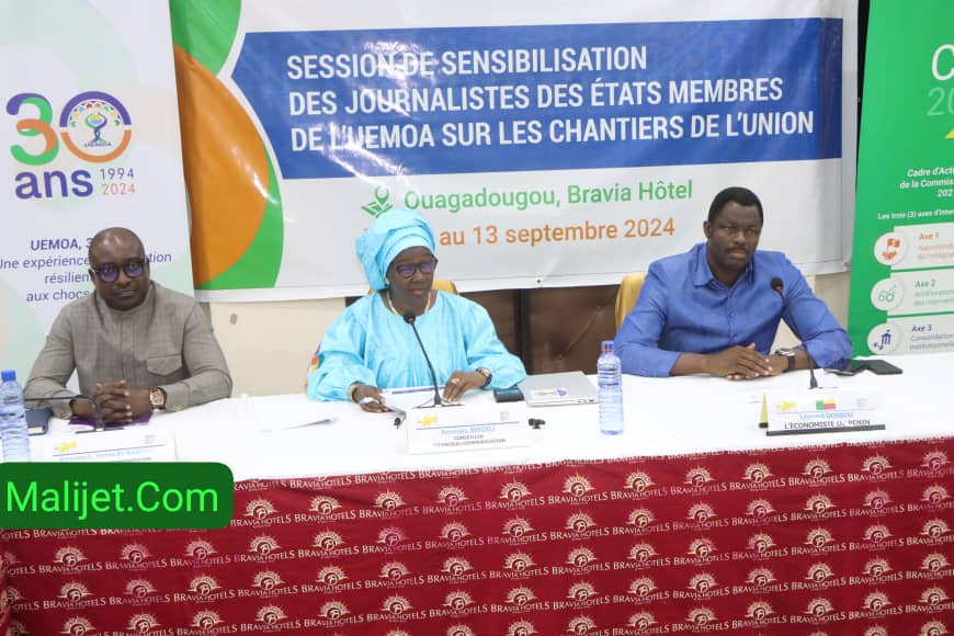 Chantiers de l’UEMOA : Atelier d'information et de sensibilisation des journalistes